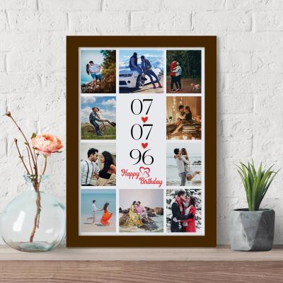 12x18 Frame Black including Design Print on  Glossy / Matte / Luster Paper